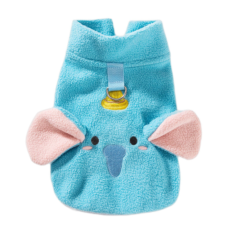 Hippie dog cartoon liemenė augintiniams – poliarinis fliselis, apranga augintiniams, prekinis ženklas Hippie dog