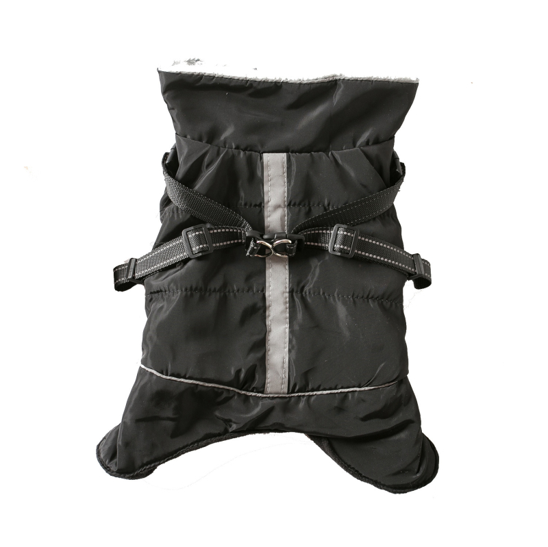 Žieminiai šunų drabužiai – audinio paltas, laisvalaikio stilius, prekės ženklas odd pet