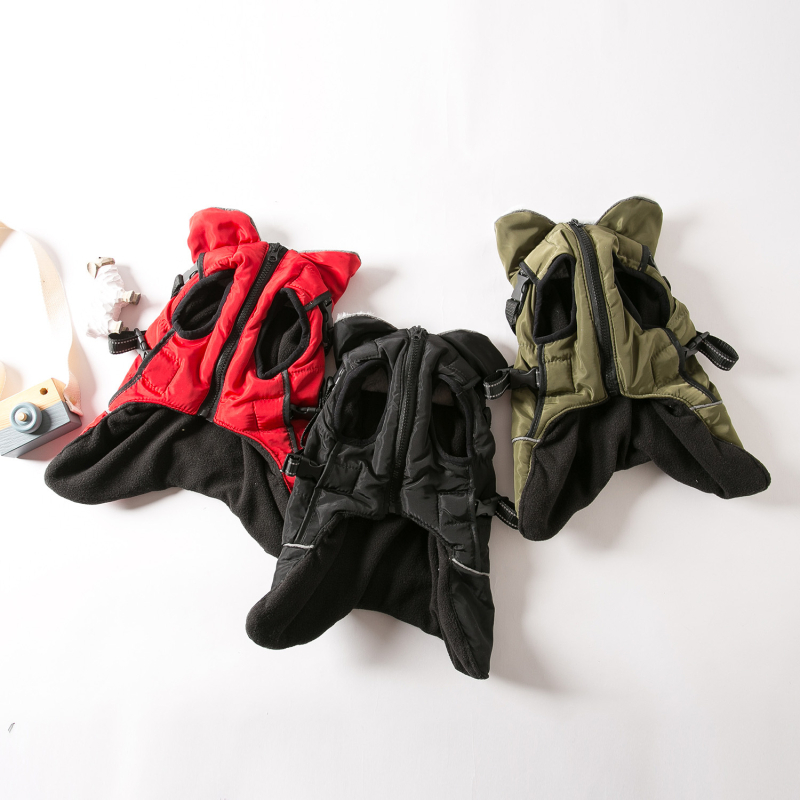 Žieminiai šunų drabužiai – audinio paltas, laisvalaikio stilius, prekės ženklas odd pet