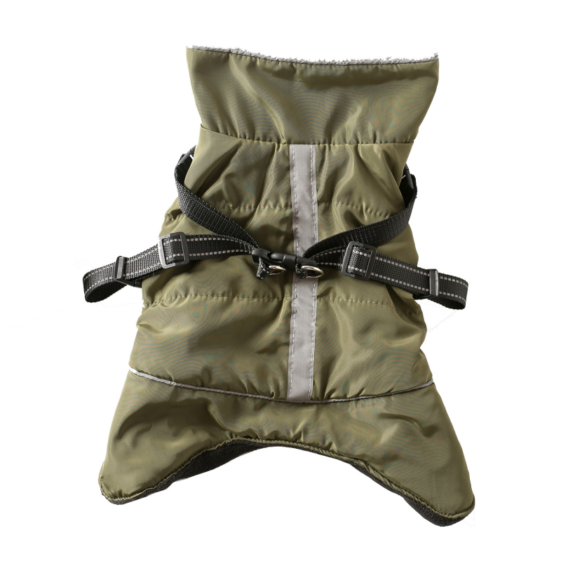 Žieminiai šunų drabužiai – audinio paltas, laisvalaikio stilius, prekės ženklas odd pet