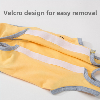 Дрехи за домашни любимци – антиоблизващ стерилизационен костюм за котки, тънък плат, стил свободно време