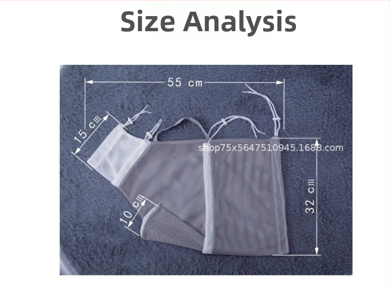 Wen Jie обновена торба за къпане на котки за грижа, подстригване на нокти и даване на лекарства, опаковка от 100 бр.