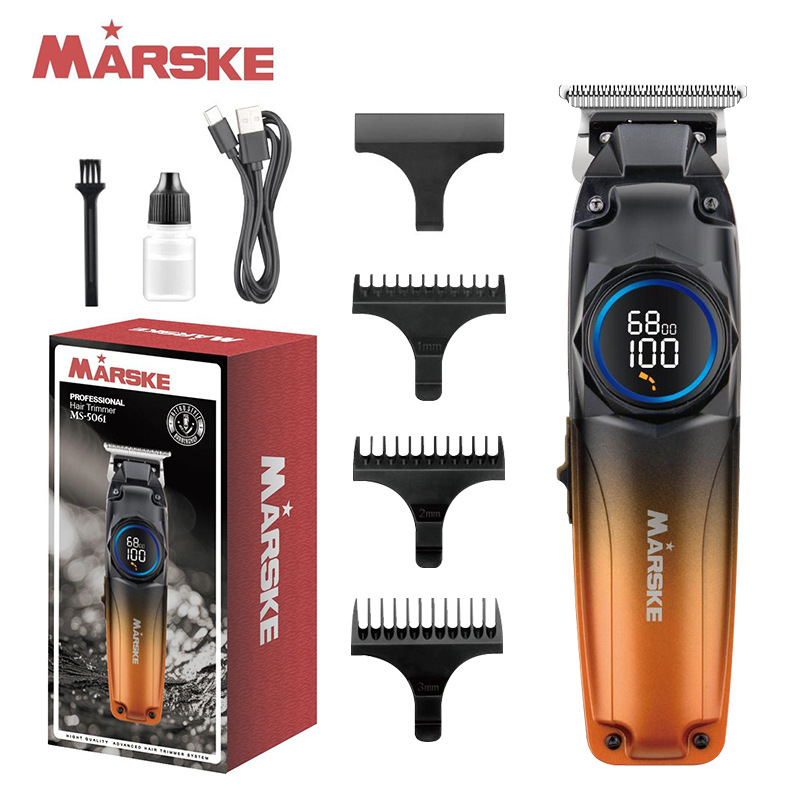 Plaukų kirpimo mašinėlė, įkraunama, su šepetėlių varikliu, nerūdijančio plieno ašmenimis, įmontuota baterija 1200–2000 mAh, veikimo laikas 1–3 valandos