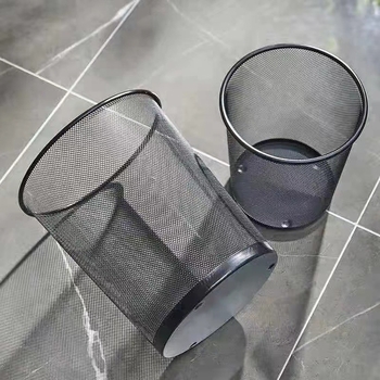 Κάδος απορριμμάτων από σίδηρο σε σχήμα βαρελιού, χωρίς καπάκι, χωρητικότητας 12 L ή περισσότερο, με μεταλλικό πλέγμα, για οικιακή χρήση