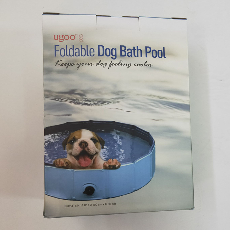 Подложка за игра с вода за домашни любимци - външна PVC, сгъваема, универсална съвместимост