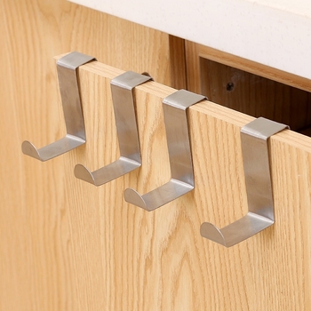 Άγκιστρο πόρτας/ντουλάπας με τοποθέτηση από πίσω, χωρίς βίδες — μονό αγκίστρι, σύγχρονος μινιμαλισμός