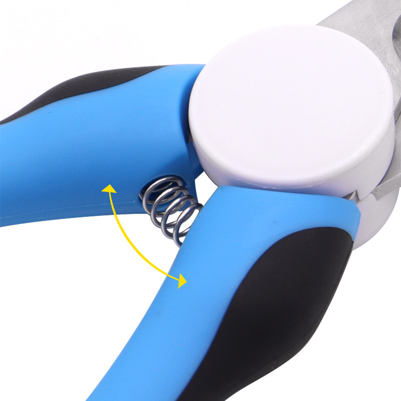 Tuomeng клипсер за нокти на домашни любимци за кучета и котки със шлифовъчен файл, ABS, PP и неръждаема стомана