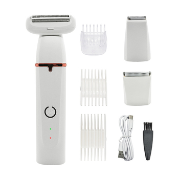 Mașină de ras electric pentru corp Surker/Asuko, model ZCC162, alimentare USB și electrică, lamă din oțel inoxidabil, lavabilă, pentru întreg corpul