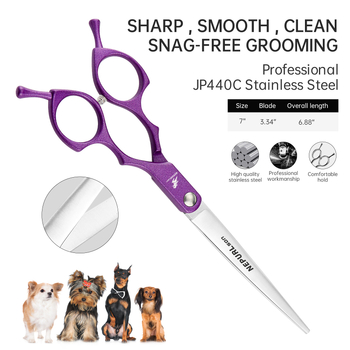 Ножици за поддръжка на домашни любимци, JS неръждаема стомана, за красота