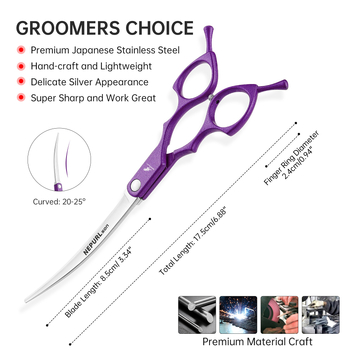 Ножици за поддръжка на домашни любимци, JS неръждаема стомана, за красота