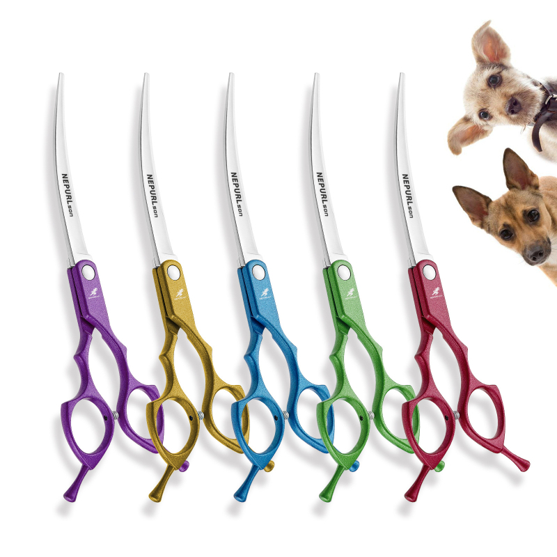 Ножици за поддръжка на домашни любимци, JS неръждаема стомана, за красота