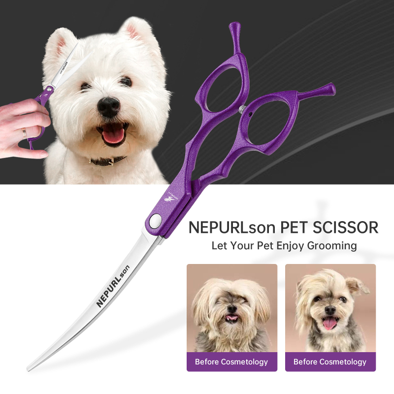 Ножици за поддръжка на домашни любимци, JS неръждаема стомана, за красота