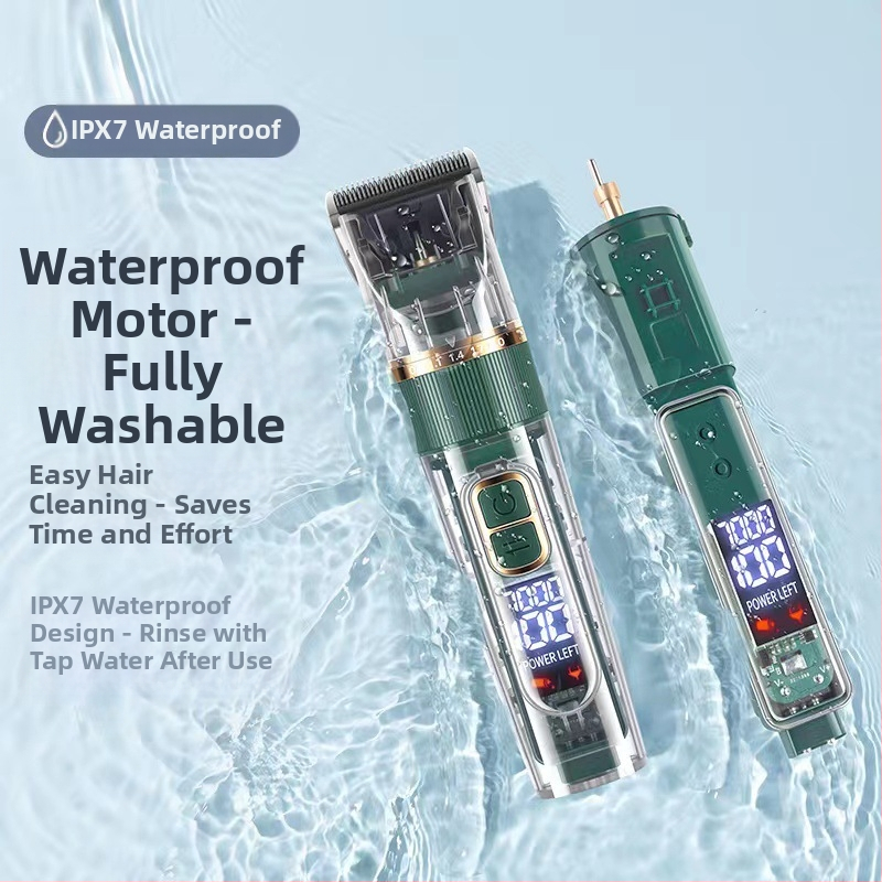 Комплект за подстригване на домашни любимци: електрически тример за кучета и котки, ABS корпус, модел G7