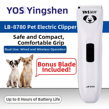 Ys/yingshen LB-8780 Ηλεκτρικός κλιππερ για κατοικίδια — Επαγγελματικό εργαλείο περιποίησης σκύλων και γάτων