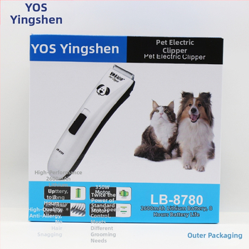 Ys/yingshen LB-8780 Ηλεκτρικός κλιππερ για κατοικίδια — Επαγγελματικό εργαλείο περιποίησης σκύλων και γάτων