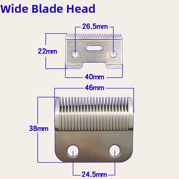 Laidinė plaukų kirpimo galvutė su keraminiu peiliu gyvūnams — maitinimo tipas, valymas be vandens