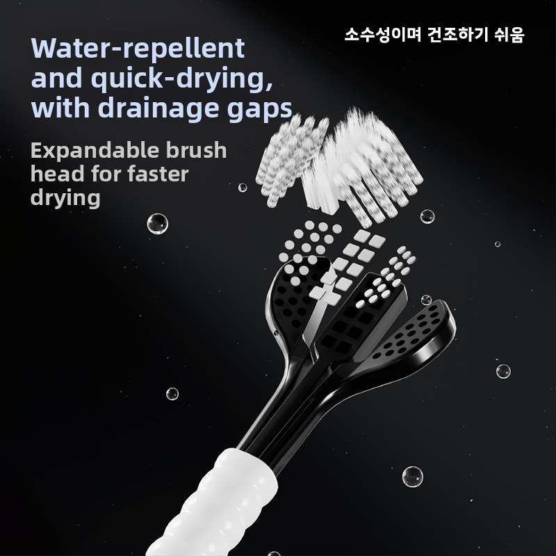 Тристранична четка за зъби за възрастни с защита на венците и меки четина | Banner/Benoy | Ръчна четка за зъби