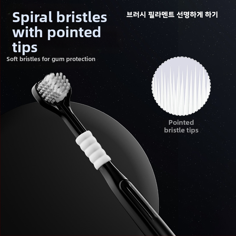 Тристранична четка за зъби за възрастни с защита на венците и меки четина | Banner/Benoy | Ръчна четка за зъби