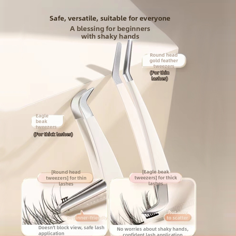 Viltotu skropstu skavotājs, augstas precizitātes, zīmols Ru Lin Poetry; klasifikācija: segmentēti; stils: Golden Feather Clip, 7-formas klips; iepakojums: 1000 gab