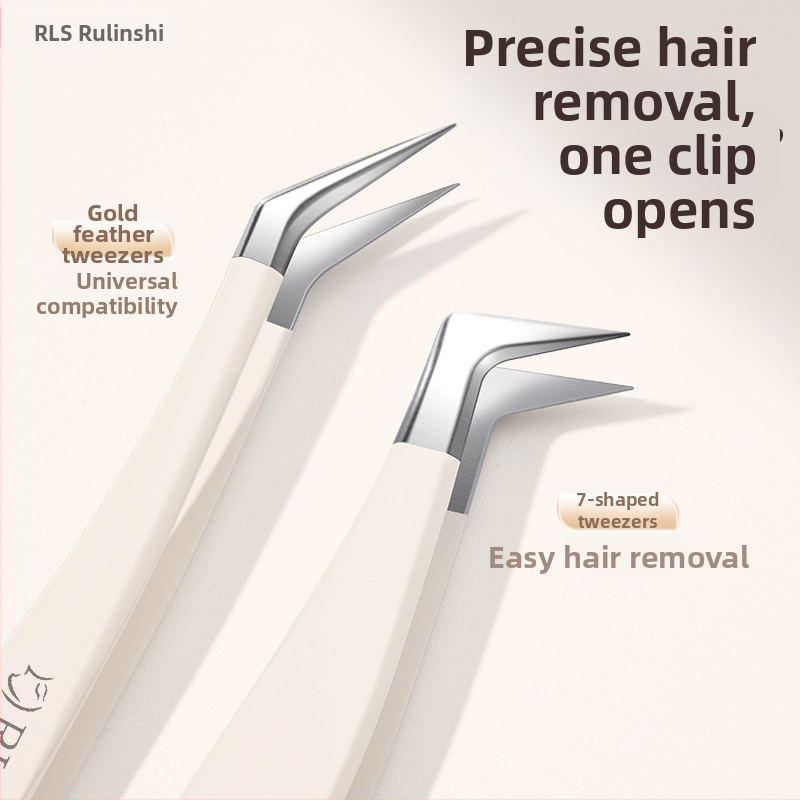 Viltotu skropstu skavotājs, augstas precizitātes, zīmols Ru Lin Poetry; klasifikācija: segmentēti; stils: Golden Feather Clip, 7-formas klips; iepakojums: 1000 gab