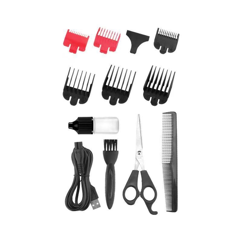 Komei KM-2619 įkraunamas plaukų kirpimo prietaisas su nerūdijančio plieno pjovimo galvute