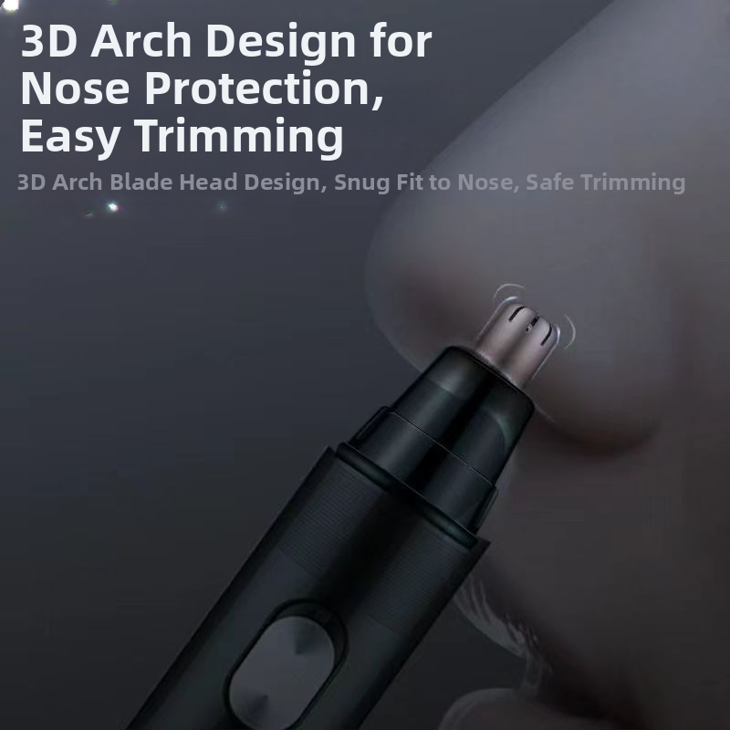 Chigo тример за носни косми със сменяема и миеща се глава, презареждаем модел CX-ZD2, вградена батерия 300–500 mAh, ABS корпус