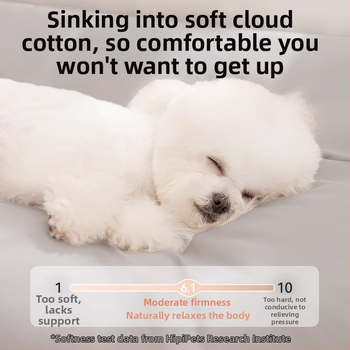 Šunų guolys - visiems sezonams, atsparus vandeniui, nuimamas ir skalbiamas, nešvarumams atsparus