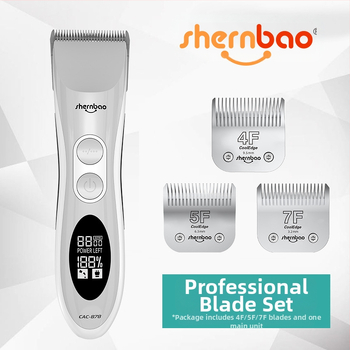 Shenbao 878 Ασύρματο ηλεκτρικό κοπτικό περιποίησης σκύλων