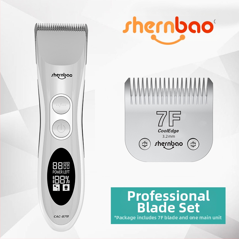 Shenbao 878 Ασύρματο ηλεκτρικό κοπτικό περιποίησης σκύλων