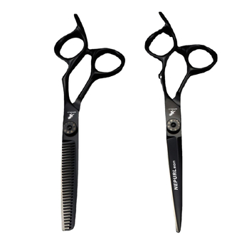 Фризьорски ножици NEPURLSON/napson, Chrome Vanadium стомана, право острие, фино полирани, за красота