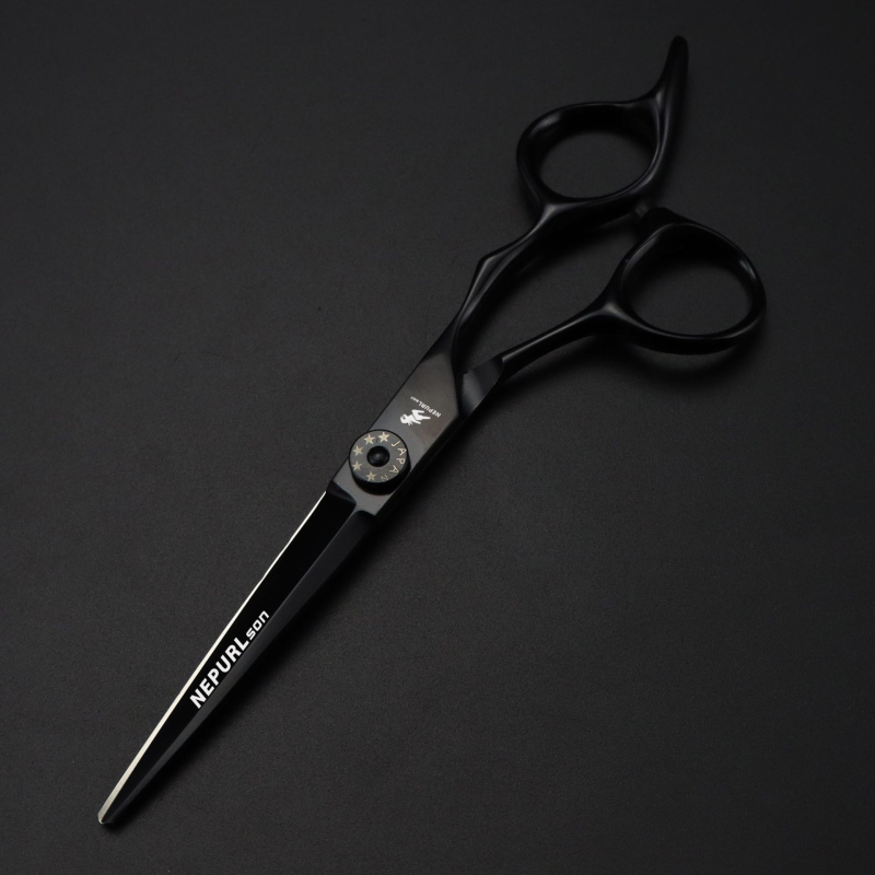 Фризьорски ножици NEPURLSON/napson, Chrome Vanadium стомана, право острие, фино полирани, за красота