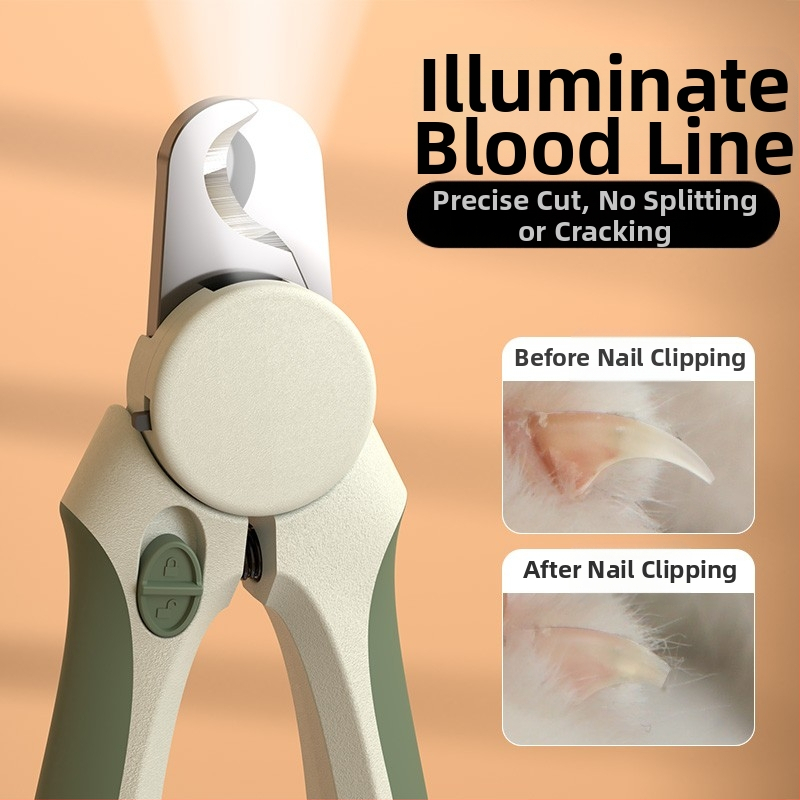 Клещи за нокти на домашни любимци за котки и кучета, лесни за начинаещи, дизайн против кървене, прецизно изработени