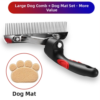 Гребен за подстригване на кучета с иглови зъби за премахване на възли, подходящ за бордър колли и златен ретривър, код на продукта R`v`c 566494276092