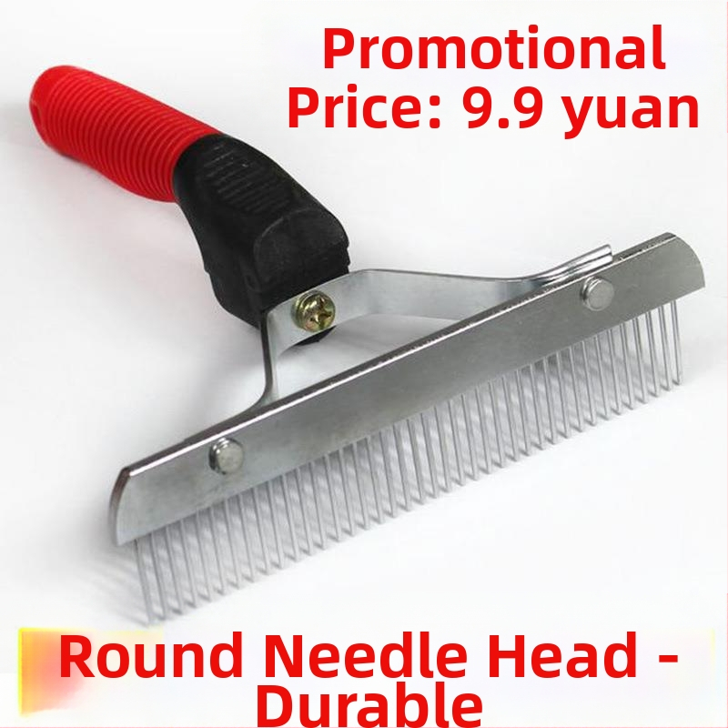 Гребен за подстригване на кучета с иглови зъби за премахване на възли, подходящ за бордър колли и златен ретривър, код на продукта R`v`c 566494276092