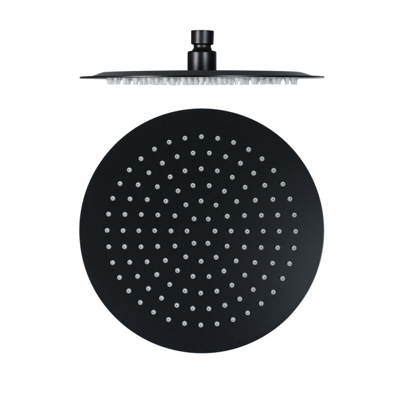 HIDEEP viršutinė dušo galvutė - nerūdijantis plienas, lietaus funkcija, įmontuojama į sieną, modelis HI13258, temperatūra 0–100°C