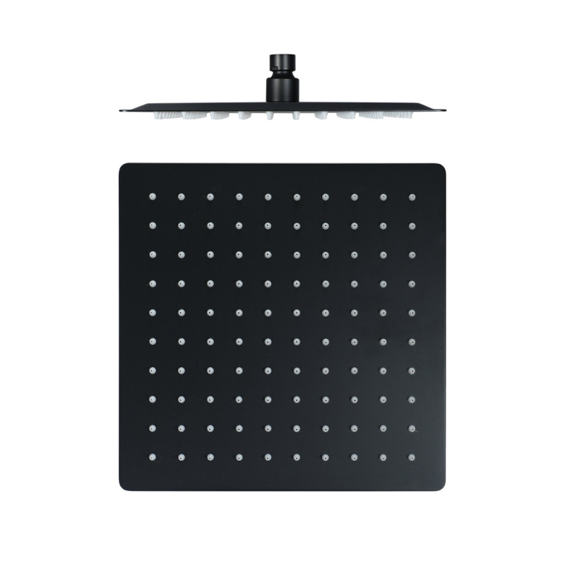 HIDEEP viršutinė dušo galvutė - nerūdijantis plienas, lietaus funkcija, įmontuojama į sieną, modelis HI13258, temperatūra 0–100°C