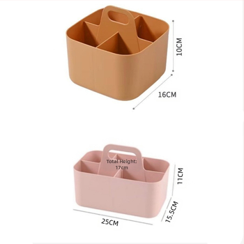 Κουτί αποθήκευσης επιτραπέζιου με διαμερίσματα, HIPS πλαστικό, χωρητικότητα 1L, μοντέλο S8619-S8620, μοντέρνο μινιμαλιστικό στυλ