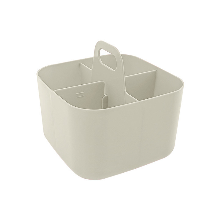 Stolna kutija za skladištenje s odjeljcima, HIPS plast, kapacitet 1L, model S8619-S8620, moderni minimalisticki stil