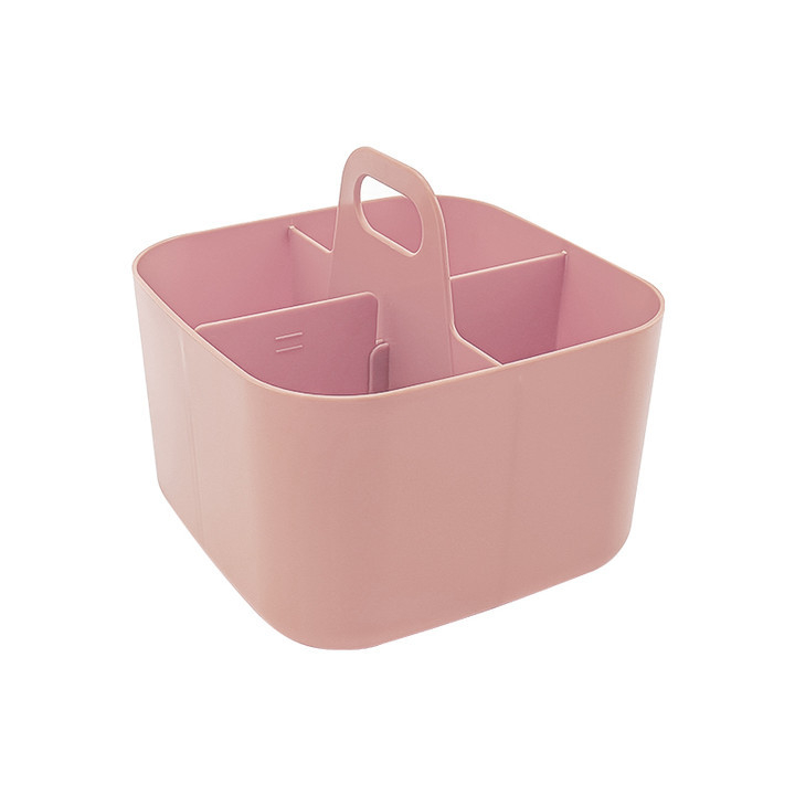 Stolna kutija za skladištenje s odjeljcima, HIPS plast, kapacitet 1L, model S8619-S8620, moderni minimalisticki stil