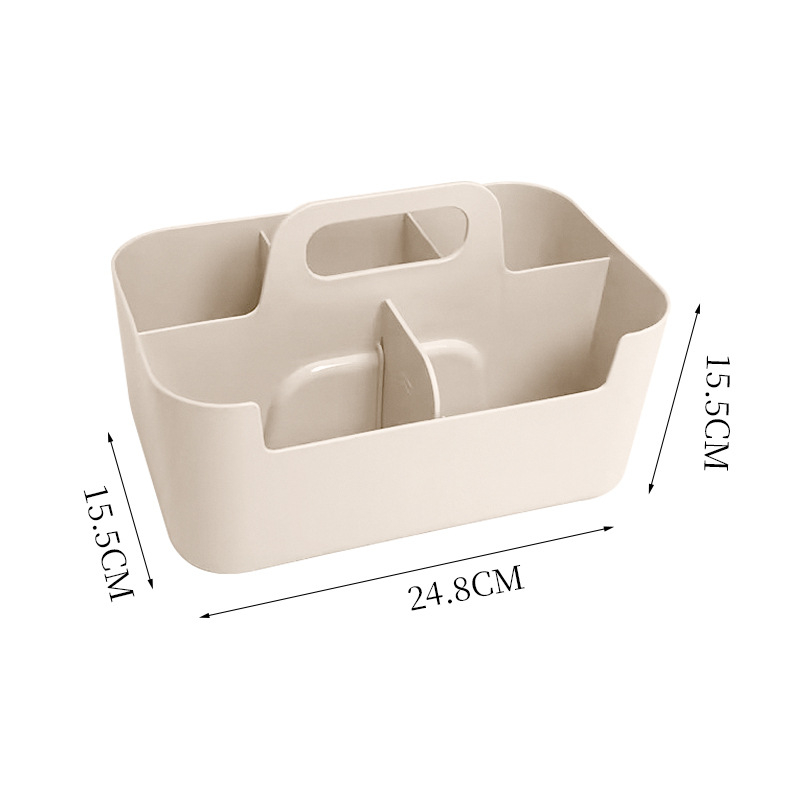 Stolna kutija za skladištenje s odjeljcima, HIPS plast, kapacitet 1L, model S8619-S8620, moderni minimalisticki stil