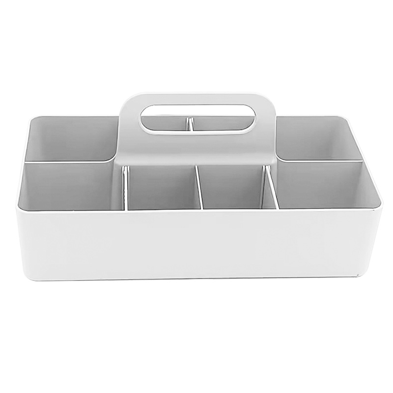 Stolna kutija za skladištenje s odjeljcima, HIPS plast, kapacitet 1L, model S8619-S8620, moderni minimalisticki stil