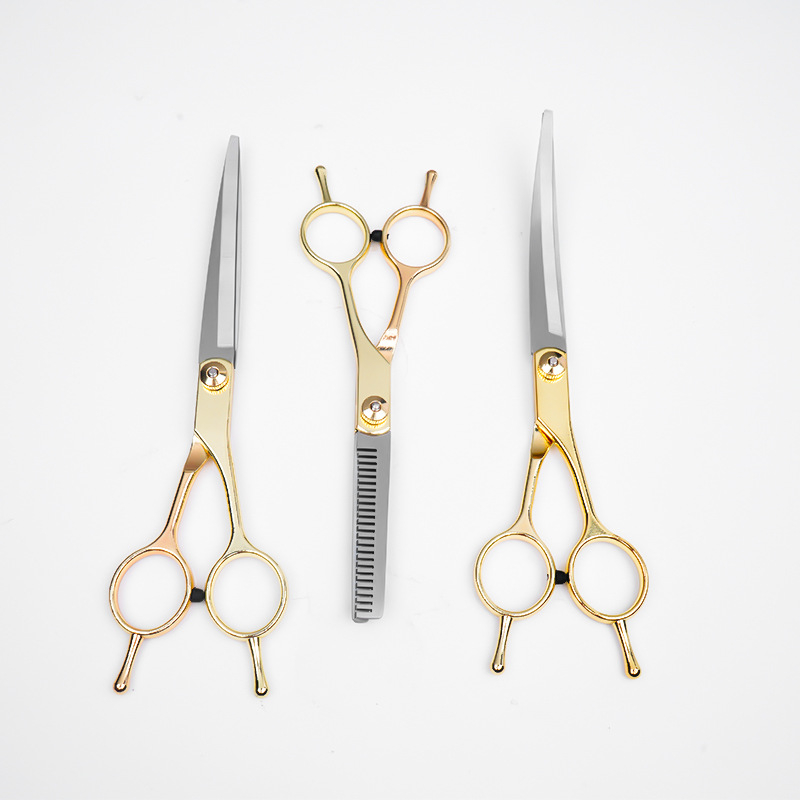 Ψαλίδια περιποίησης σκύλων, ανοξείδωτο ατσάλι + κράμα ψευδάργυρου, κοσμητικές ψαλίδες, Tanizaki, συσκευασία 500 τεμ., κατάλληλα για σκύλους