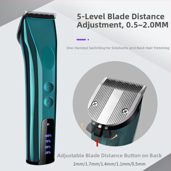 Condor įkraunamas plaukų kirpimo prietaisas namų naudojimui, keraminis peilis, nuimama plaunama pjovimo galvutė, įmontuota baterija 2000–4000 mAh, veikimo laikas 3–6 valandos, žemas triukšmas