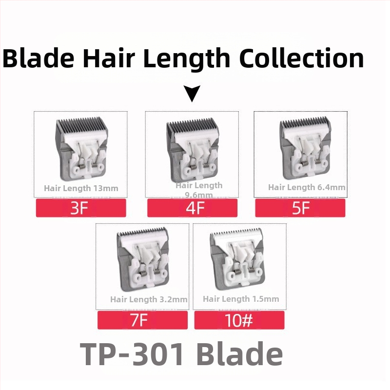 Електрически подстригвач за домашни любимци TP-901/701/301, професионална ножова глава за подстригване