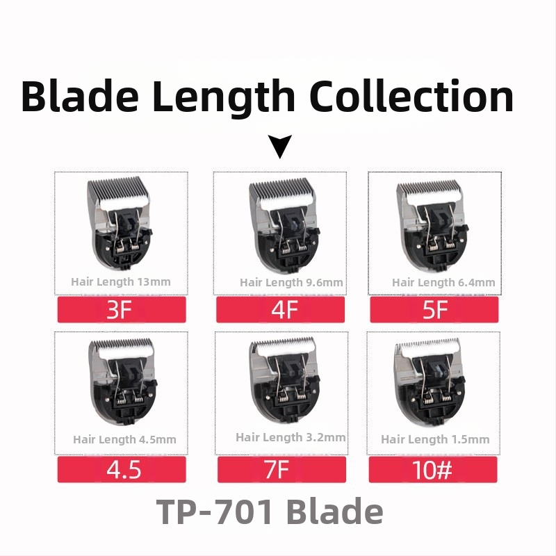Електрически подстригвач за домашни любимци TP-901/701/301, професионална ножова глава за подстригване