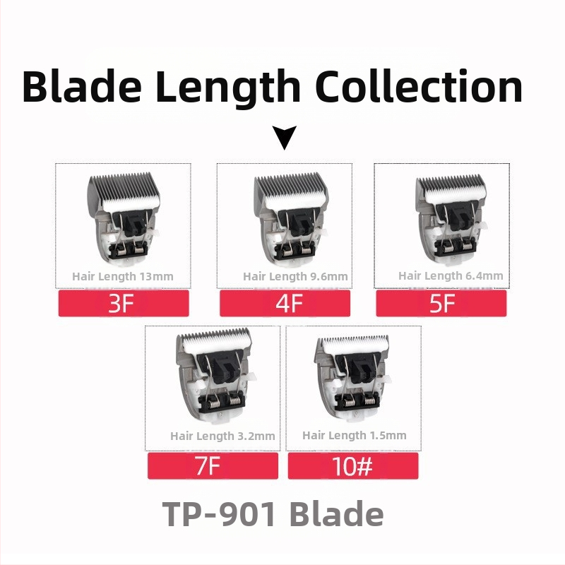 Електрически подстригвач за домашни любимци TP-901/701/301, професионална ножова глава за подстригване