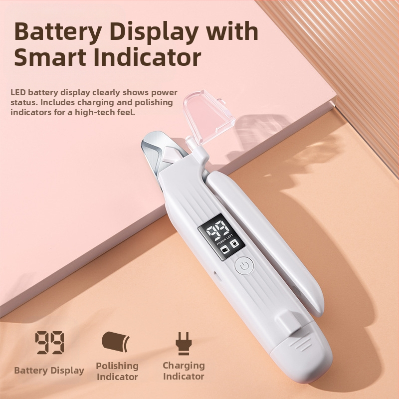 Две в едно: инструмент за подрязване на нокти за домашни любимци с електрически шлайф за котки и кучета — код на продукта Hz8