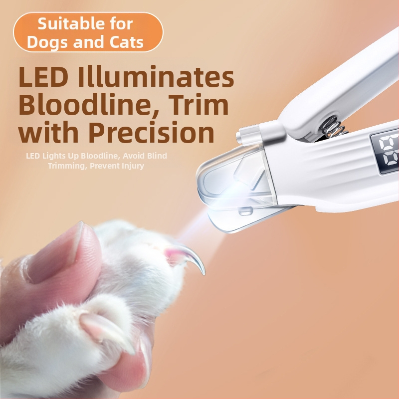 Две в едно: инструмент за подрязване на нокти за домашни любимци с електрически шлайф за котки и кучета — код на продукта Hz8