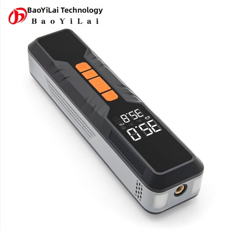 Безжичен преносим инфлатор за гуми, 60W, DC 11.1V, 6000mAh, -20°C до 80°C