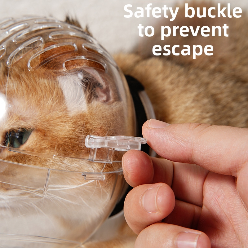 Котешка глава за предпазване с елизабетова яка — модел 69850, материал: коприна с флорални мотиви, за котки